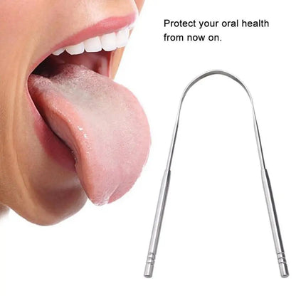 Stainless Steel Tongue Scraper